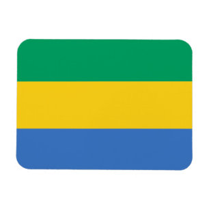 Gabonese Flag Magnet