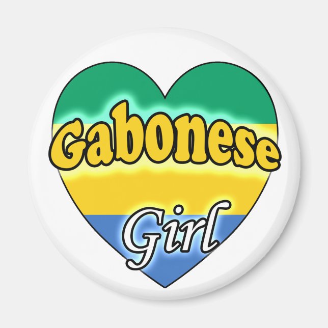 Gabonese Girl Magnet (Front)