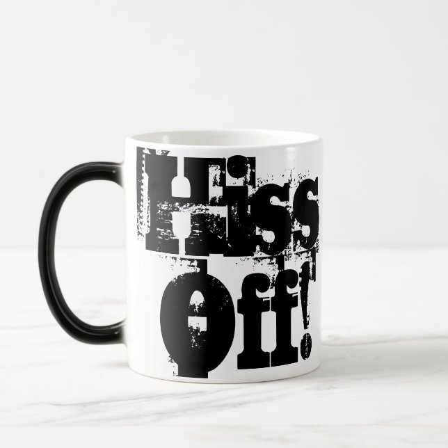 gaboon-viper-, Hiss Off! Magic Mug (Left)