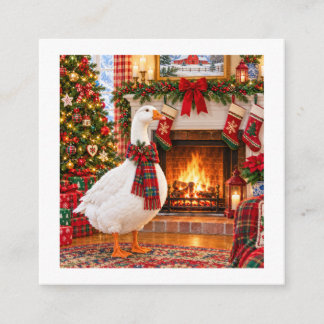 Gabriel the Goose Bright Christmas Enclosure Card