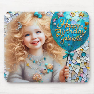 GABRIELLA ~ HAPPY BIRTHDAY BALLOON ~  MOUSE PAD
