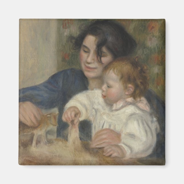Gabrielle and Jean by Pierre-Auguste Renoir Magnet (Front)