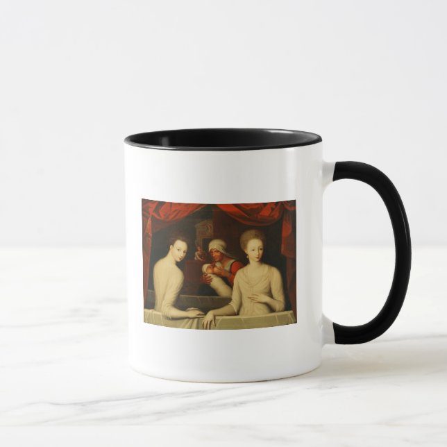 Gabrielle d'Estrees  and her sister Mug (Right)