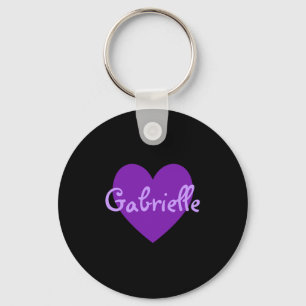 Gabrielle in Purple Key Ring