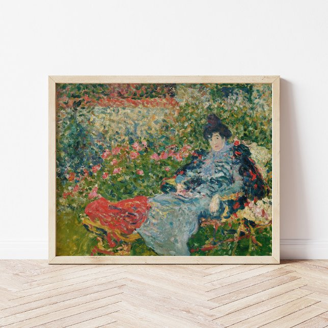 Gabrielle Valtat au Jardin | Louis Valtat Poster (Creator Uploaded)