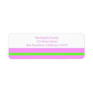 Gabrielle Wedding Bat Mitzvah Party Label Return Address Label