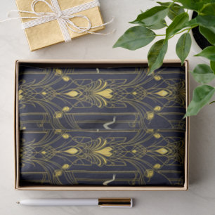 Gabsy gold and black decorative pattern tissue paper