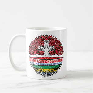 Gabun Gabunisch Schweizer Schweiz Baum Wurzel Coffee Mug