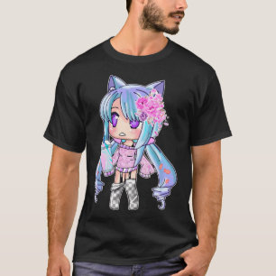 Gacha Life And Gatcha Club Chibi Anime Kawaii Kids T-Shirt
