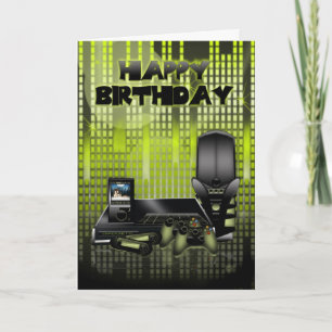 Gadget Lover's Birthday Greeting Card With Tech