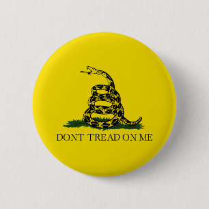 Gadsden 6 Cm Round Badge
