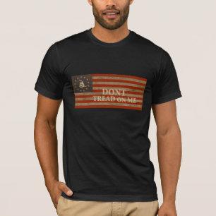 Gadsden and US 1776 Flag T-Shirt