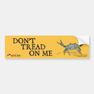 Gadsden Crab Bumper Sticker