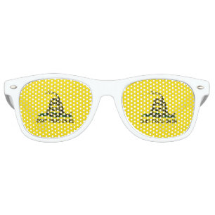 Gadsden Flag Coiled Snake Retro Sunglasses