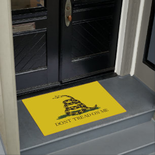 Gadsden Flag (Don't Tread on Me) (Snake Flag) Doormat