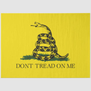 Gadsden Flag (Don't Tread on Me) (Snake Flag) Tiss Tissue Paper