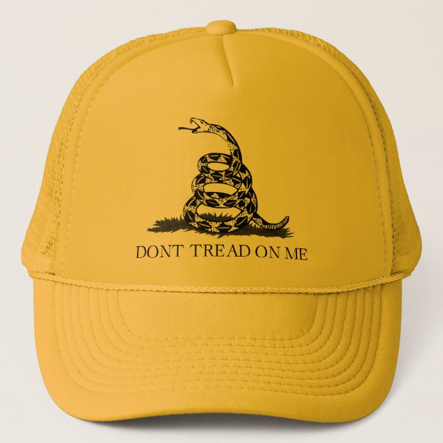 Gadsden Flag "Don't Tread On Me" Trucker Hat (Front)