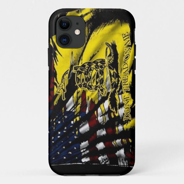 Gadsden Flag iPhone Case (Back)