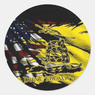 Gadsden Flag - Liberty Or Death Classic Round Sticker