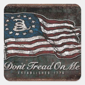 Gadsden Flag - Liberty Or Death Square Sticker