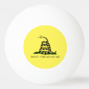 Gadsden Flag Ping Pong Ball
