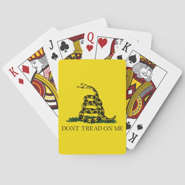 Gadsden Flag Playing Cards (Back)