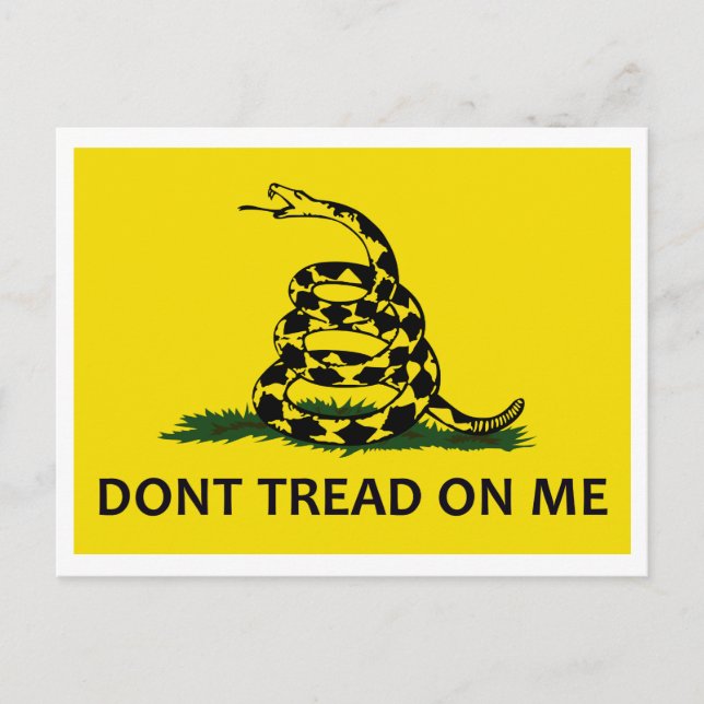 Gadsden Flag Postcard (Front)