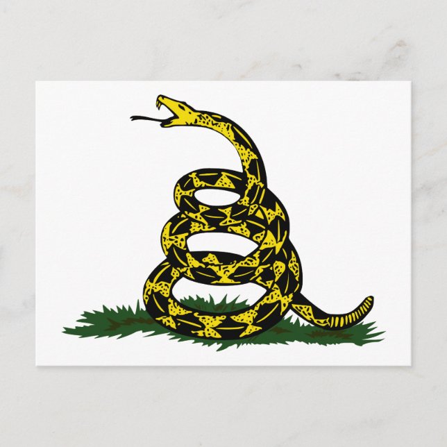 Gadsden Flag Snake Postcard (Front)