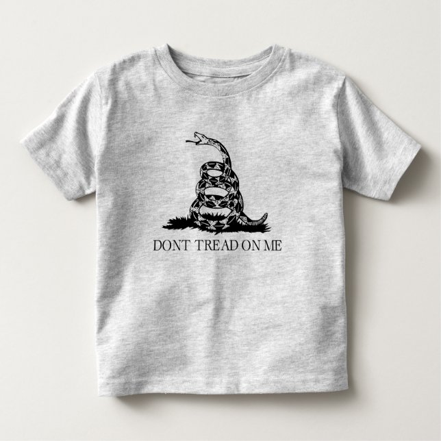 Gadsden Rattlesnake Flag: Revolutionary War 1776 Toddler T-Shirt (Front)