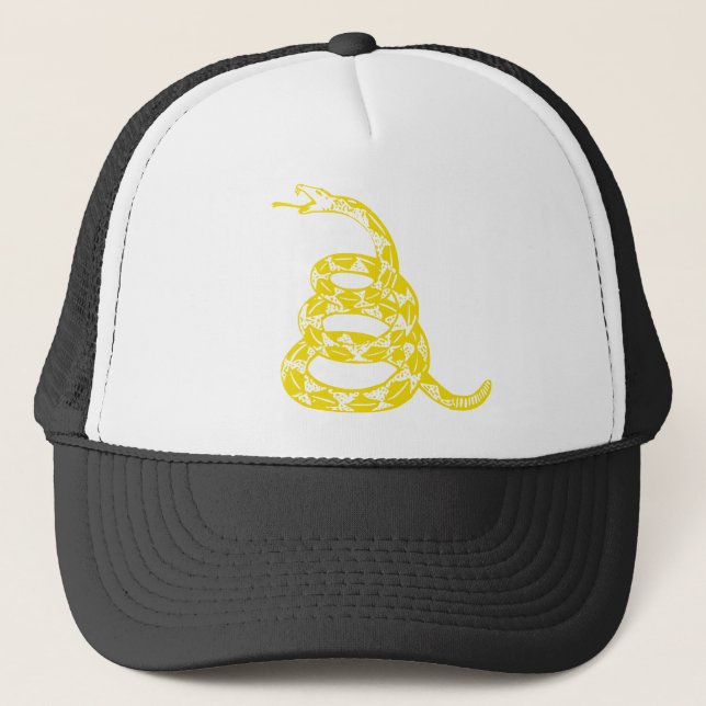 Gadsden Snake - Yellow Trucker Hat (Front)