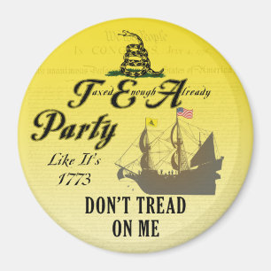 Gadsden - Tea Party Like It's 1773 Magnet