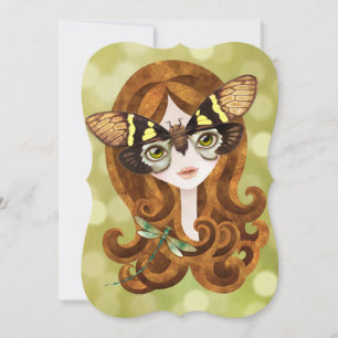 Gaeana Cicada Fairy Princess Invitation