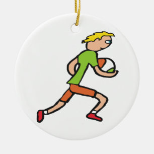 Gaelic Football Ceramic Ornament