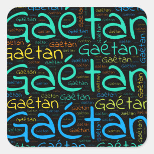 Gaetan Square Sticker