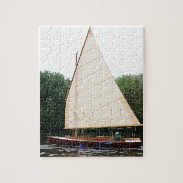 Gaff Rigged Sailing Boat Jigsaw Puzzle (Vertical)