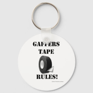 Gaffers Tape Rules Key Ring