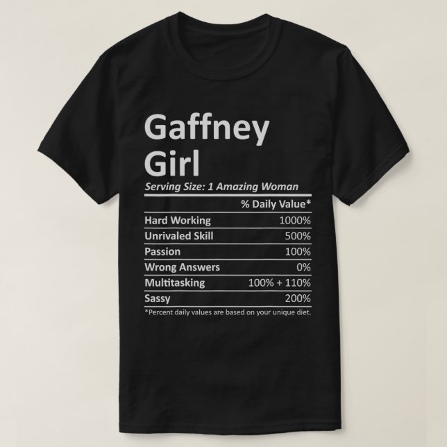 GAFFNEY L SC SOUTH CAROLINA Funny City Home Roots  T-Shirt (Design Front)