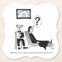 Gag Cartoon Paper Coasters