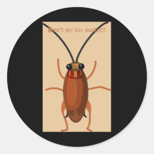 Gag Print Classic Round Sticker