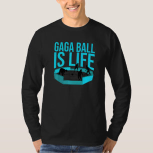 Gaga Ball Kids Cool Dodgeball Ball Is Life Soccer T-Shirt