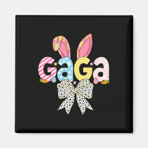 Gaga Easter Bunny Coquette Bow Women Girls Happy E Magnet
