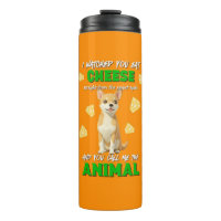 Gaga & Grumps Cheese Animal Funny Orange Chihuahua