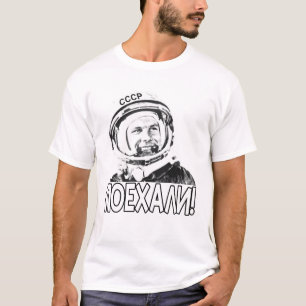 Gagarin Astronaut Space USSR Russia T-Shirt