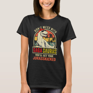 Gagasaurus Rex Dinosaur Gaga Saurus Family Matchin T-Shirt