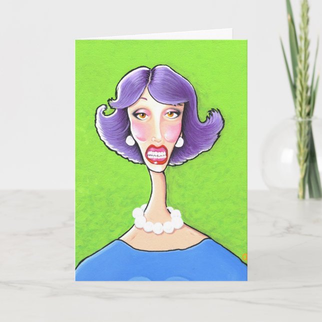 Gagging on the Glamour Card (Front)