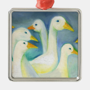 Gaggle 2012 metal ornament