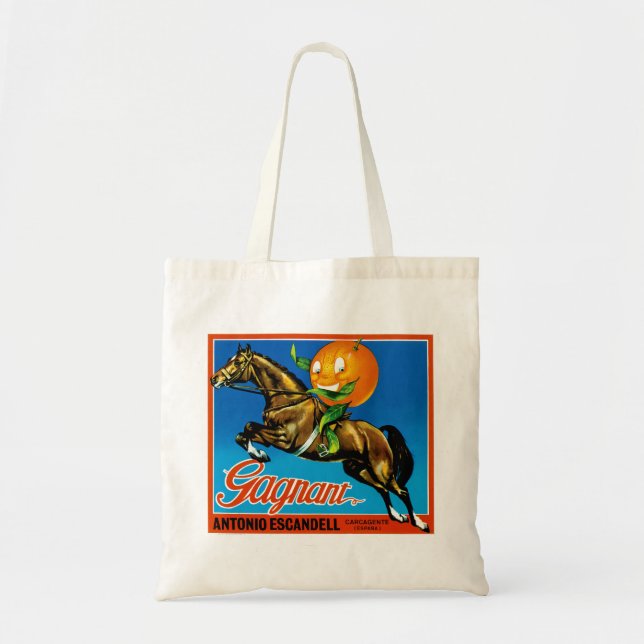 Gagnant Orange Label Tote Bag (Front)