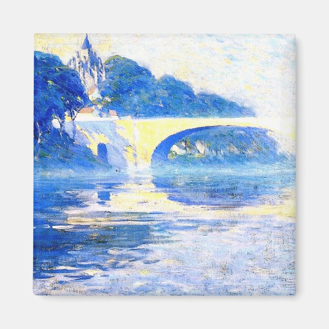 Gagnon - Early Morning Mist, Pont de l'Arche Magnet (Front)