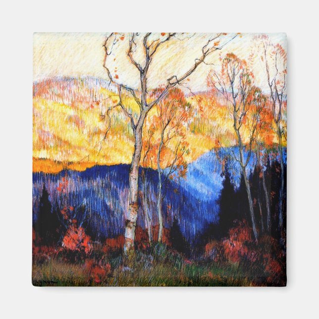 Gagnon - Golden Autumn, Laurentians Magnet (Front)