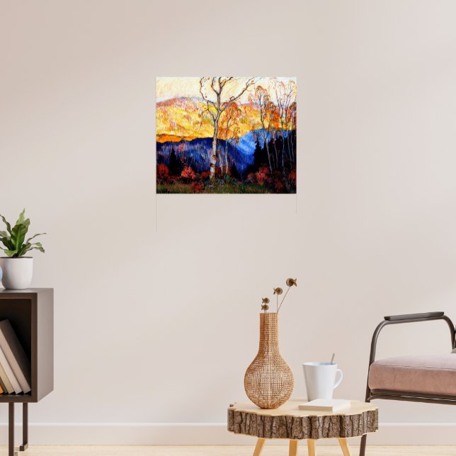 Gagnon - Golden Autumn, Laurentians Poster (Living Room 3)